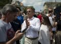 Márki-Zay tömeggyűlést tartott Budapesten a választások előtt